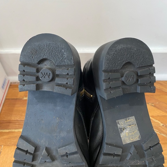 Michael Kors Black Studded Combat Boot - Picture 8 of 10